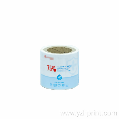 Alcohol container label Adhesive Package Sticker Roll